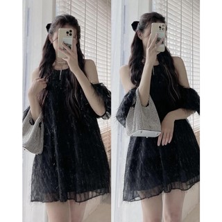 ĐẦM TAY RỚT LÔNG KIM TUYẾN⚡HỎA TỐC⚡ MEOINDAHOUSE