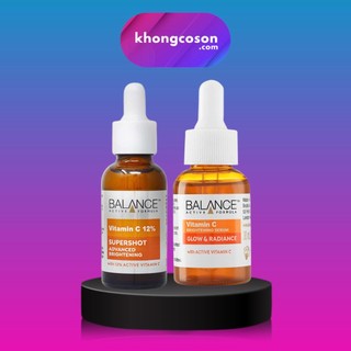 Serum Vitamin C Balance Trắng Da Mờ Thâm Balance Active Formula Vitamin C 12% Supershot - Khongcoson