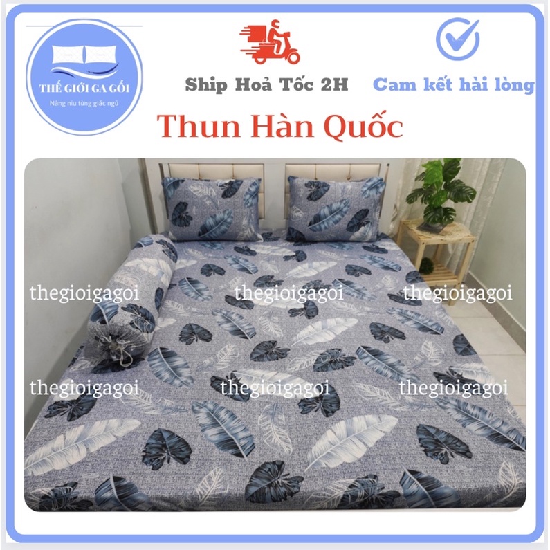 Bộ Drap {4 món} thun lạnh Hàn Quốc