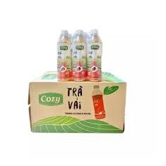 Lốc 6 chai trà cozy hương vải 455ml x 6 chai 51k/lốc