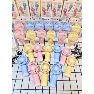 Quạt mini cầm tay tai thỏ, sạc usb