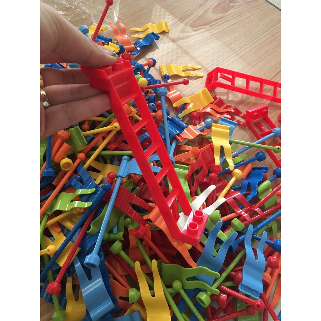 Chi tiết lắp ghép hàng rào, lá cờ , bông hoa - Vinakidstoys