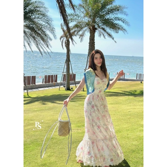 MAXI HOA 2D NHÍU NGỰC