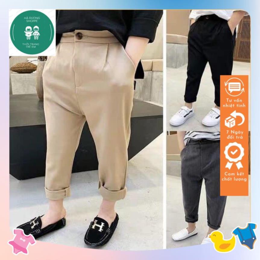 Quần Âu Tây Dài Phong Cách Hàn Quốc Cho Bé Từ 15-45Kg - Hà Dương Shoppe