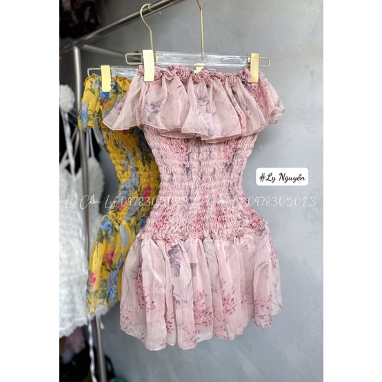 Váy hoa cúp bèo bo chun