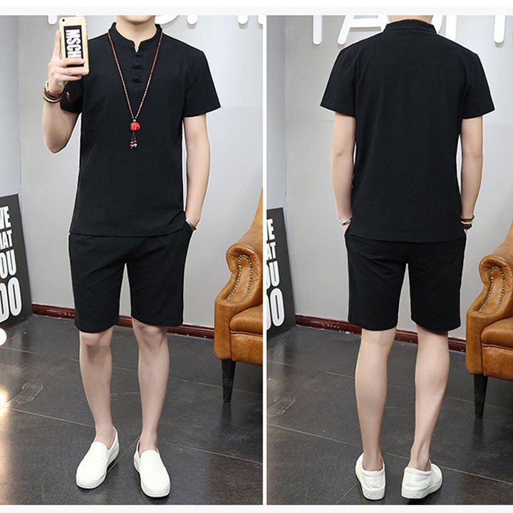 Bộ quần áo đũi cổ tàu YG nam mùa hè,chất đũi cao cấp, chuẩn form mặc mát nhiều màu lựa chọn