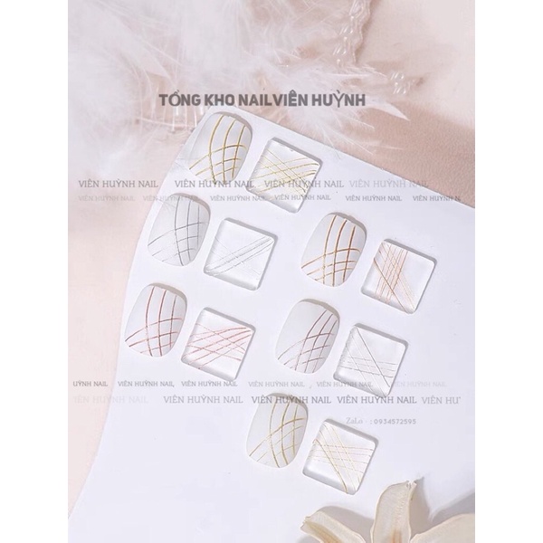 Gel nhện chà tráng gương - gel kéo sợi trong suốt dùng vẽ nổi và trang trí móng