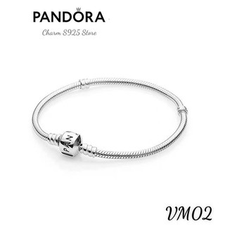 VÒNG TAY PAN ALE DÂY MỀM HÌNH TRỤ KHẮC LOGO BẠC S925 THUẦN KHIẾT HÀNG CAO CẤP