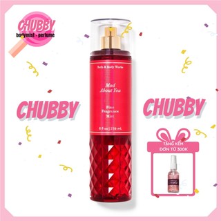 𝙘𝙝𝙪𝙗𝙗𝙮 - xịt thơm toàn thân bath & body works-mad about you
