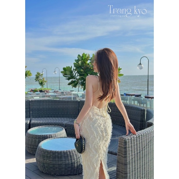 ĐẦM MIDI REN HAI DÂY