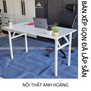 Bàn Xếp Gọn Tiện Lợi , Bàn Học Gập Gọn Đã Lắp Sẵn | Nội Thất Anh Hoàng