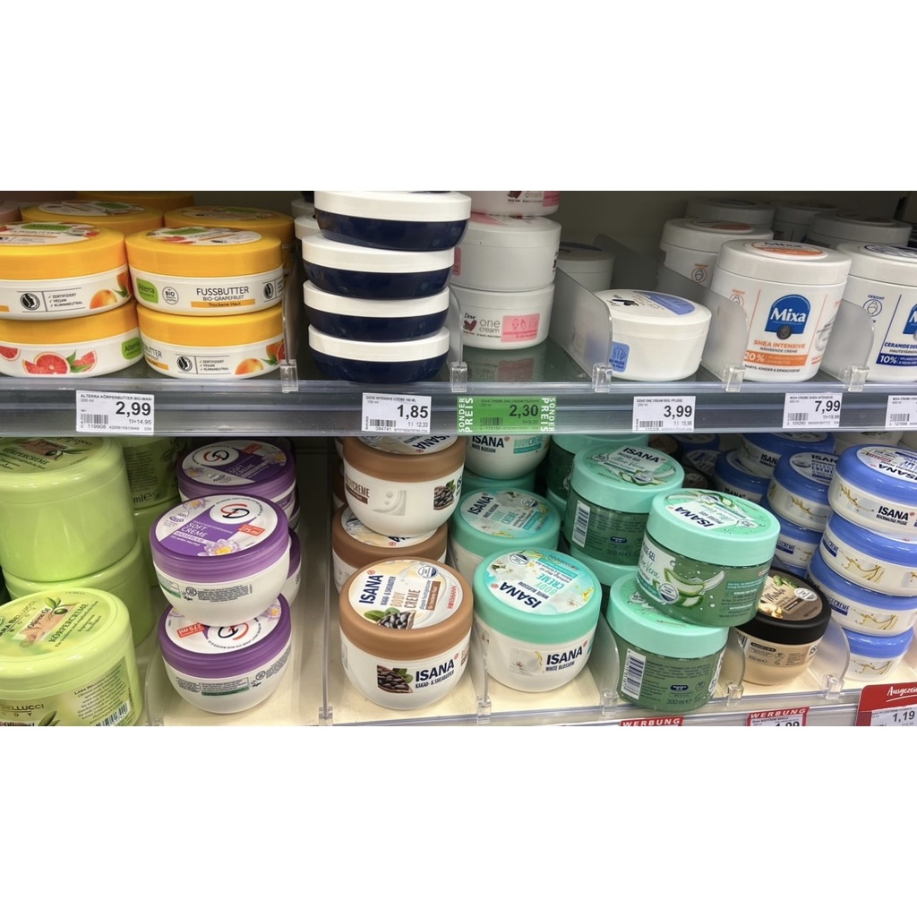 Kem dưỡng Isana Body cream hũ 500gr