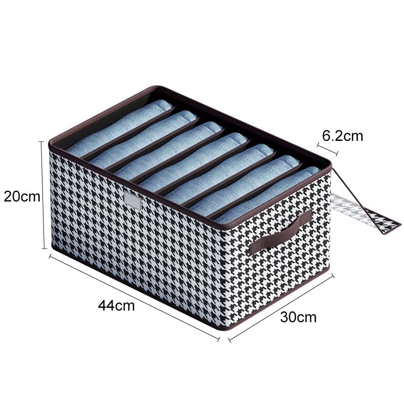 túi đựng đồ chia 7 ngăn cao cấp có nắp đậy