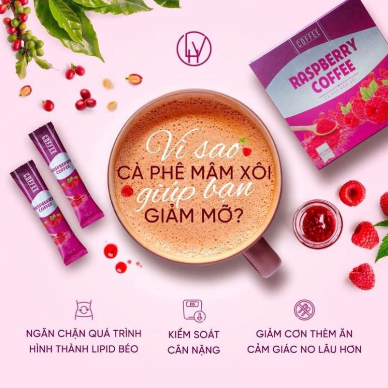 Cà phê giảm cân mâm xôi Raspberry Coffee cam kết hàng chính hãng, giá tận gốc