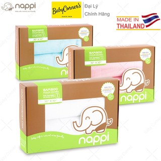 Khăn sợi tre đa năng nappi hộp 2 cái