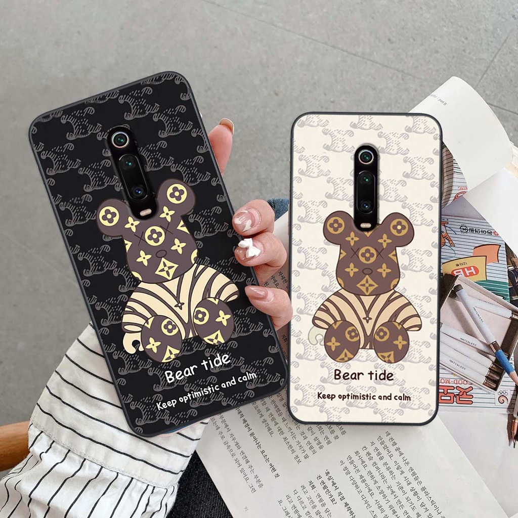 Ốp lưng Xiaomi Redmi K20 / MI 9T hình gấu bearbrick, smile thời trang, ốp lưng rẻ bền đẹp