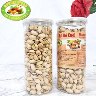 Hạt dẻ cười Mỹ không tẩy 500g, loại 1, giòn, ngon, thơm, không đắng, lép, mốc/ Premium roasted USA Pistachio Nuts