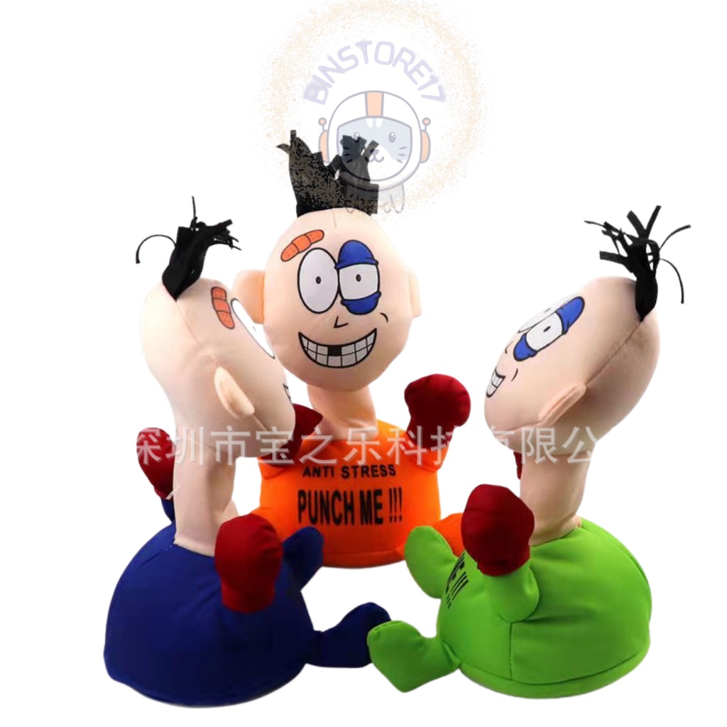 Đồ Chơi Xả Street Giảm Căng Thẳng, Búp Bê La Hét Punch me ! Có Âm Thanh Xả Stress. Binstore17