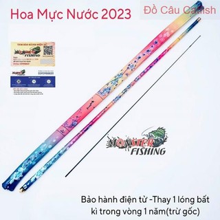 Cần câu hoa mực nước 2023 6h chính hãng-cần câu tay hoa mặt nước
