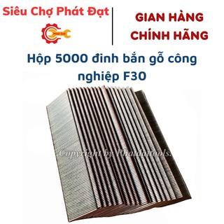 Hộp 5000 đinh bắn gỗ công nghiệp F30 - Dùng cho các dòng máy bắn đinh hơi - điện