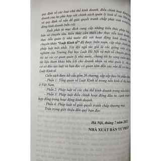 Sách - Luật Kinh Tế (tái bản lần thứ nhất, có sửa đổi, bổ sung)