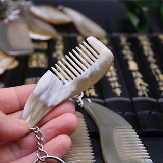 Móc treo chìa khóa bằng Sừng trâu - Lược mini được làm từ Sừng trâu