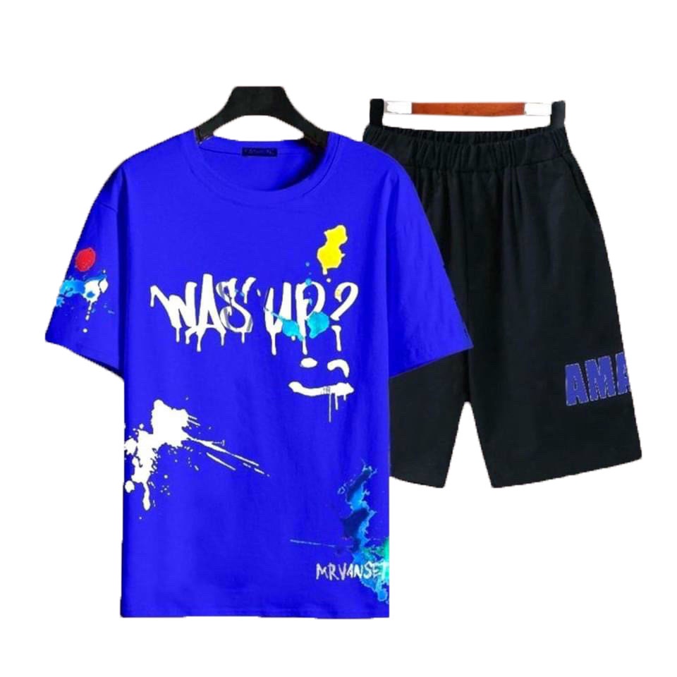 BỘ THỂ THAO CẶP ĐOI, ĐI CHƠI, MẶC NHÀ WASUP CHẤT THUN MÈ MỎNG NHẸ THOÁNG MÁT KIỂU DÁNG ĐƠN BASIC