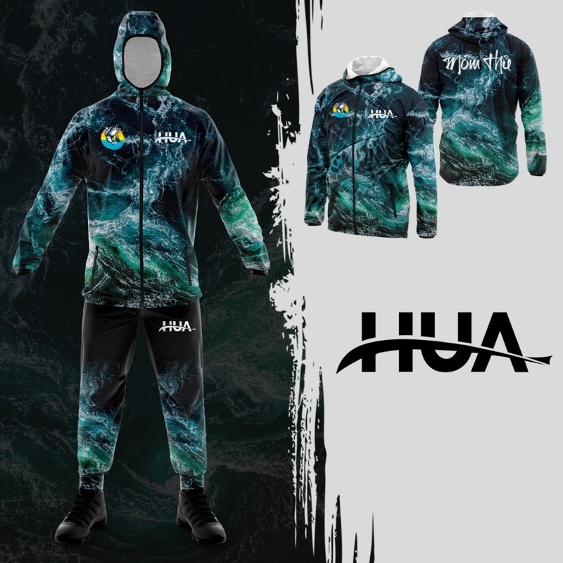 Mẫu quần áo đi câu 3D hãng Hua 🐟🐟 mới nhất 2023