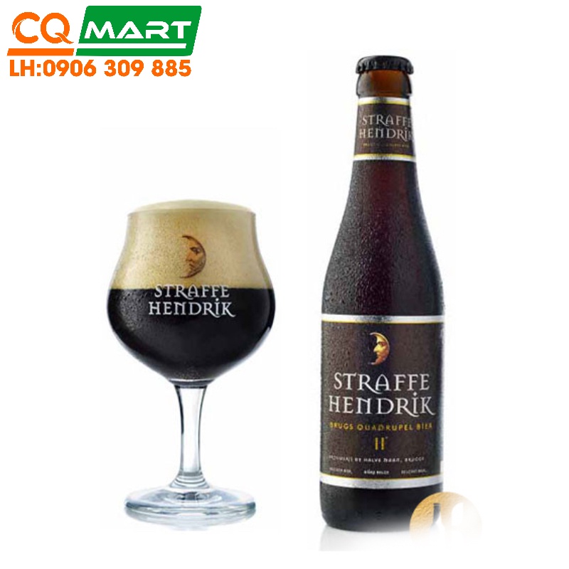 BIA STRAFFE HENDRIK QUADRUPEL 11% BỈ CHAI 330ML
