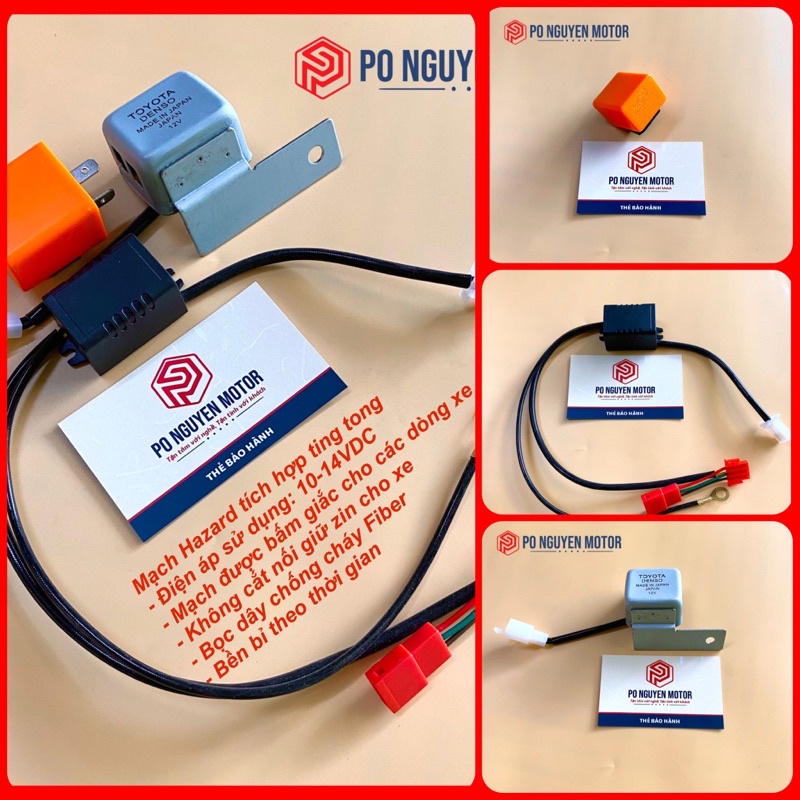 Mạch Hazard + Tingtong cơ bản cho các dòng xe