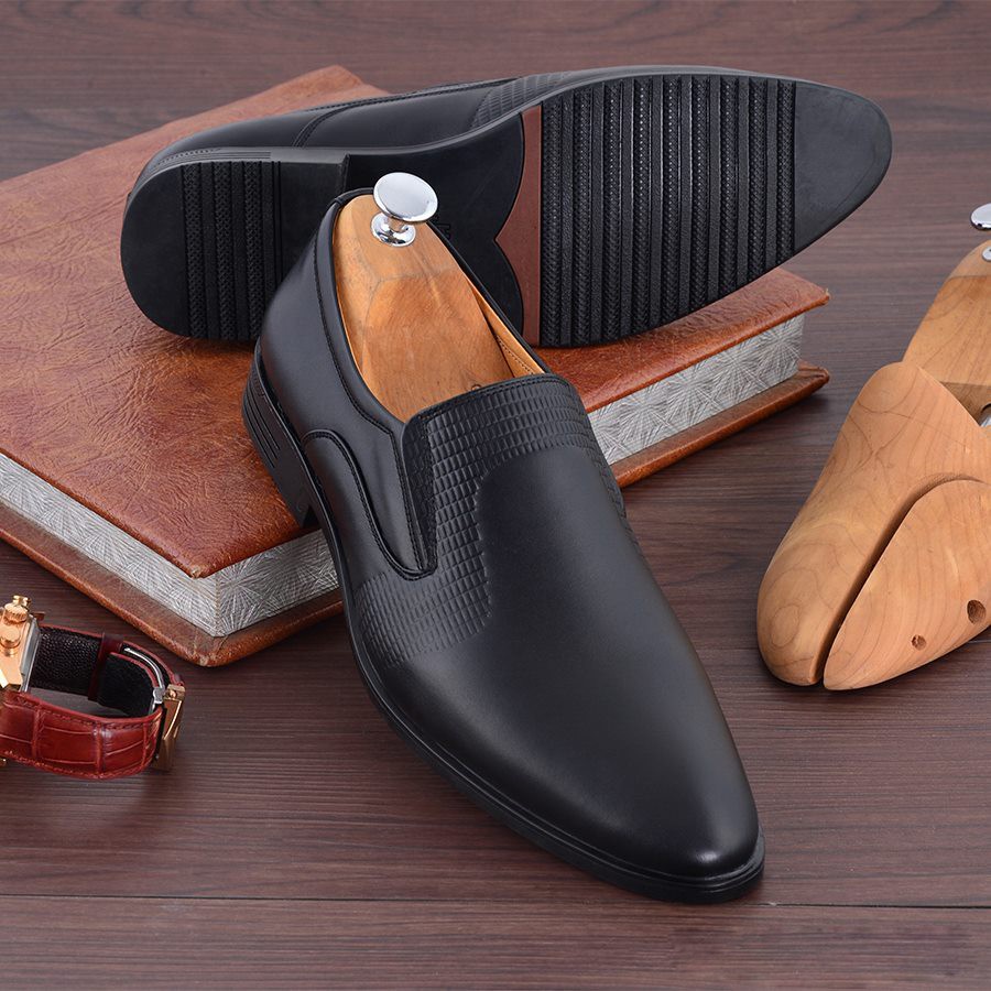 Giày Tây Nam Công Sở Da Xịn Nhập Khẩu Cao Cấp Đế Cao 4cm Siêu Tôn Dáng