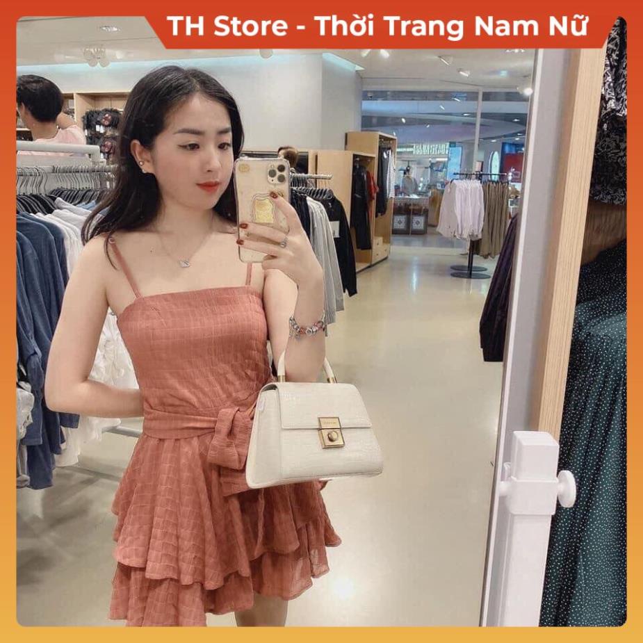 Túi xách nữ đeo chéo CNK da rắn có quai cầm tay , Túi sách đeo vai da xịn màu đen trắng thời trang sang xịn TH Store