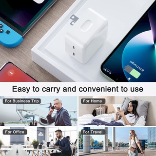 Củ Sạc Nhanh 35W PD Type C 2 Cổng (BH12th)