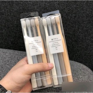 Combo 8 cây bàn chải đánh răng Muji Nhật