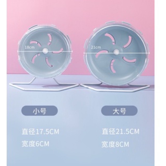 Whell( vòng chạy )cho Hamster , size 18cm & size 21cm Kèm Đế