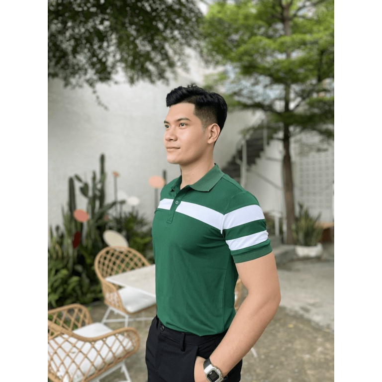 Áo Thun Nam Polo Vải Cotton Co Giãn Tốt In Màu Form Chuẩn Lịch Lãm NEW UNISEX