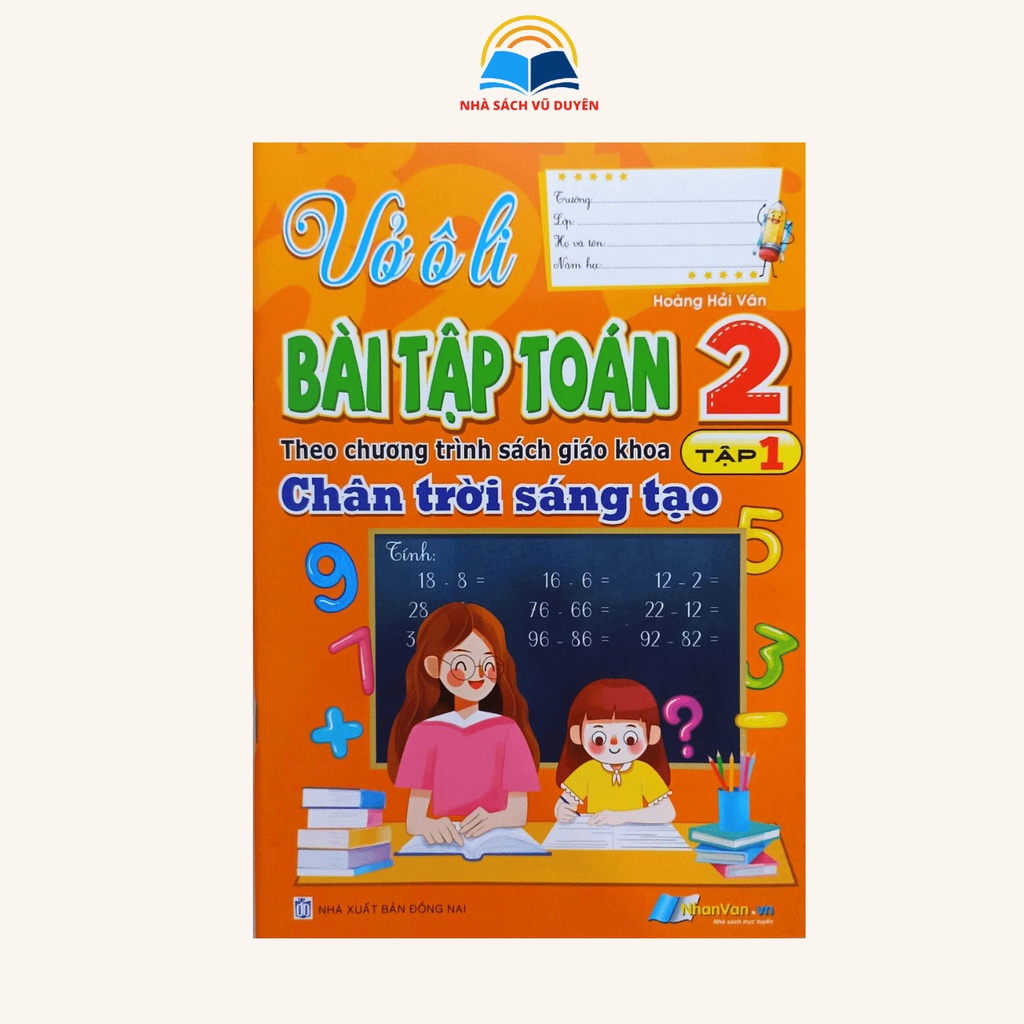 Sách - Vở Ôli Bài Tập Toán Lớp 2 - Biên Soạn Theo Chương Trình SGK Chân Trời Sáng Tạo
