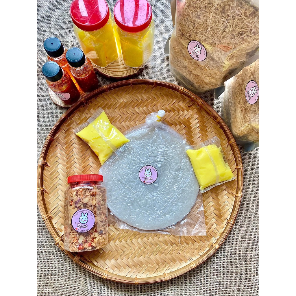 COMBO BÁNH TRÁNG 300g+ 200g Muối + 200g Bơ