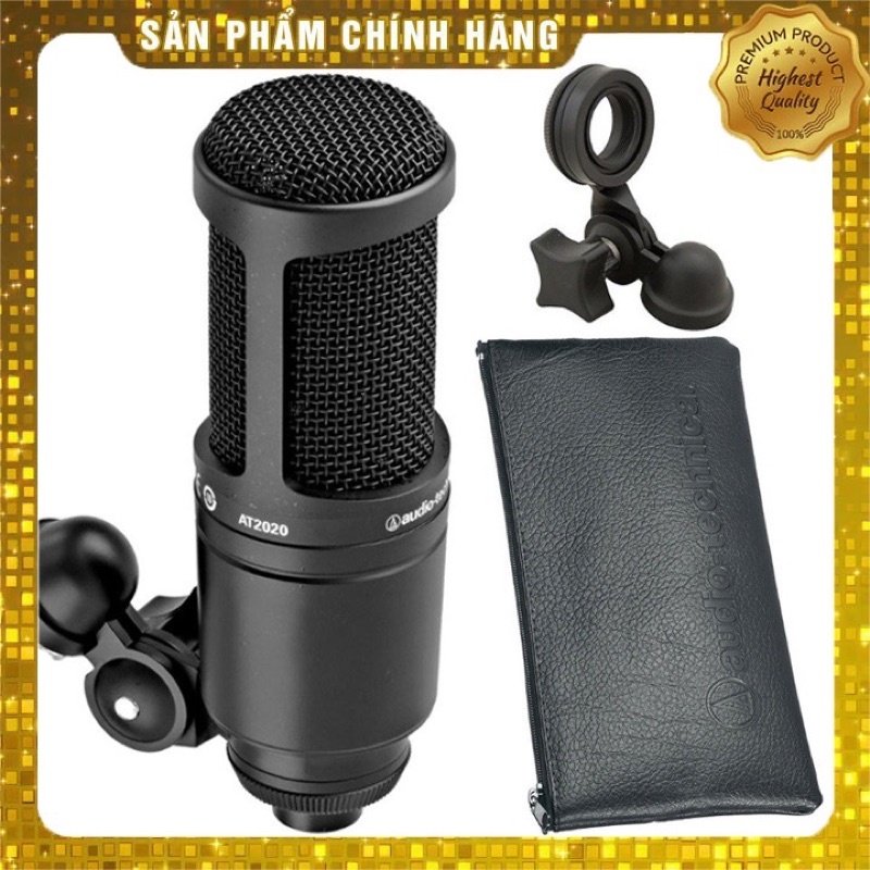 Mic thu âm Technica AT2020 cao cấp tặng kèm dây mic canon