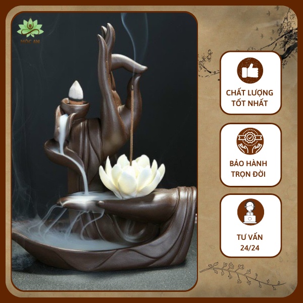 Thác Khói Xông Trầm , Tiểu Cảnh Xông Nụ Khói Ngược, Thác Khói Tiểu Cảnh Trầm Hương, Nhang Nụ Mộc An