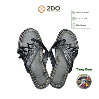Dép Nam Kẹp Có Móng ĐẾ ĐÚC 2DO LEATHER G922 Quà Tặng Cho Người Thân, Sang Trọng, Cao Cấp, Siêu Bền