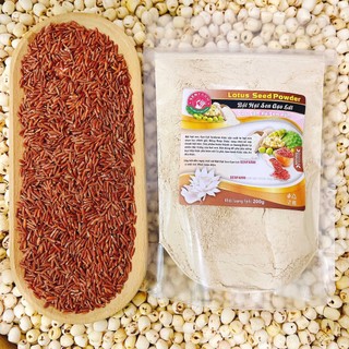 Bịch Bột Hạt Sen Gạo Lứt nguyên chất Senfarm 200g