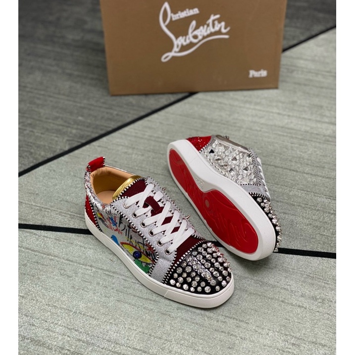 Sneaker Louboutin Đính Đá Siêu Đẹp