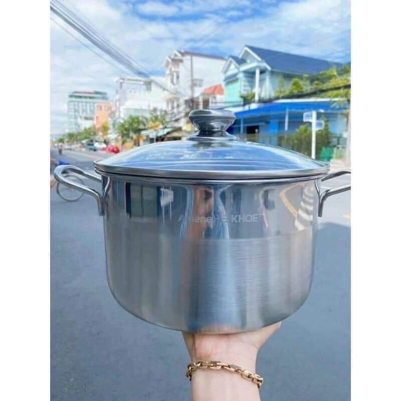 Nồi inox 24cm hàng km Anlene