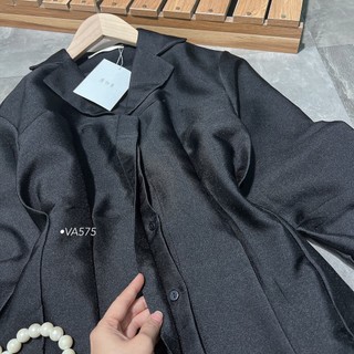 VA575  ĐẦM ĐEN TAY DÀI