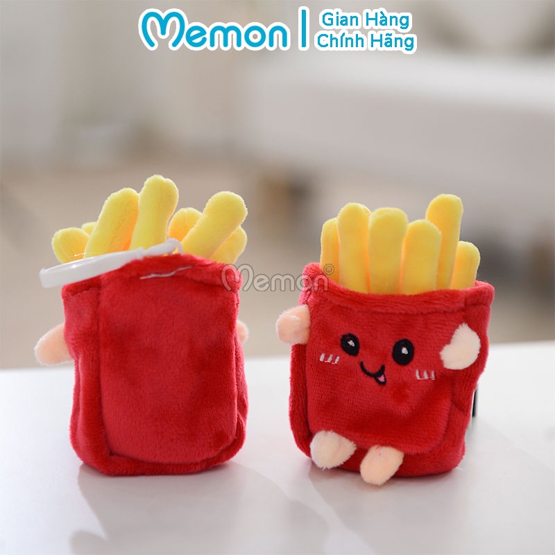 Móc Khóa Khoai Tây Chiên Nhồi Gòn Cao Cấp Memon