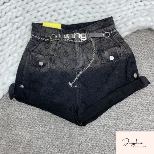 Quần sooc jeans vấn gấu hàng Quảng châu - Anna.Store