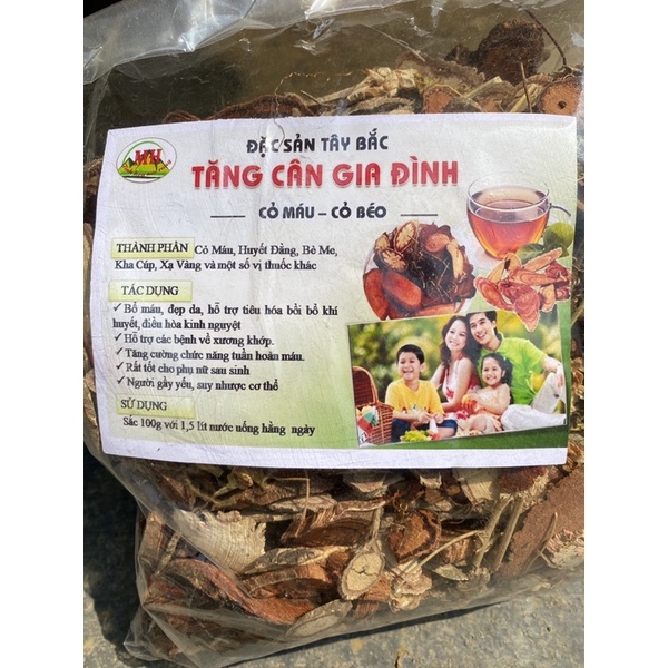 Cây cỏ máu, cỏ béo tăng cân dược liệu quý tại rừng già Sìn Hồ Lai Châu -1kg