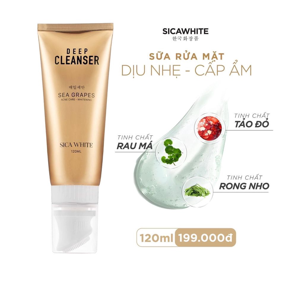 Sữa Rửa Mặt Sica White, CLEANSER SICA