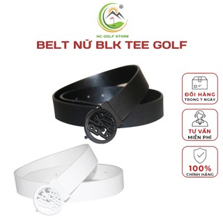 Thắt lưng golf BLK TEE dây nịt nữ da bò thật phong cách Hàn Quốc Belt da mini mặt nhỏ - HC GOLF